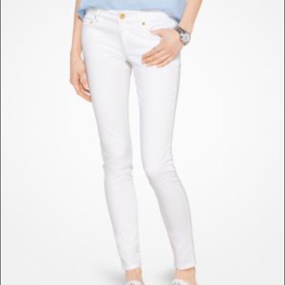 Michael Kors Denim - Michael Kors White Skinny Jeans Size 12